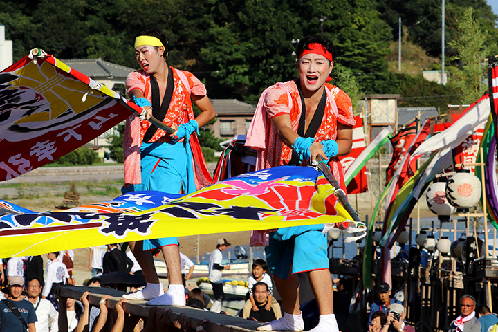 海辺の祭